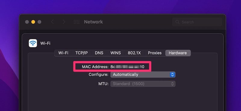 Cara Melihat Mac Address di Macbook / Mac OS