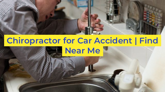 Chiropractor for Car Accident | Find Near Me