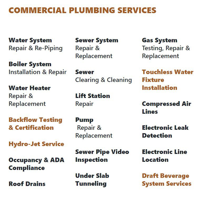 commercial plumbing