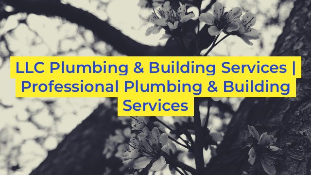 LLC Plumbing & Building Services | Professional Plumbing & Building Services