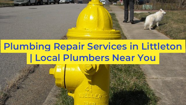 Plumbing Repair Services in Littleton | Local Plumbers Near You