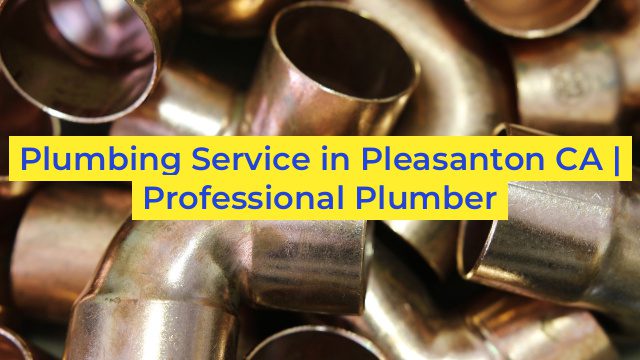 Plumbing Service in Pleasanton CA | Professional Plumber