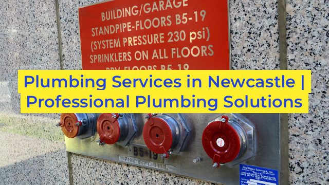 Plumbing Services in Newcastle | Professional Plumbing Solutions