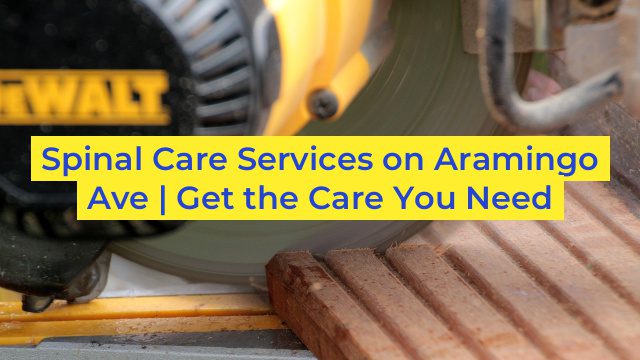 Spinal Care Services on Aramingo Ave | Get the Care You Need