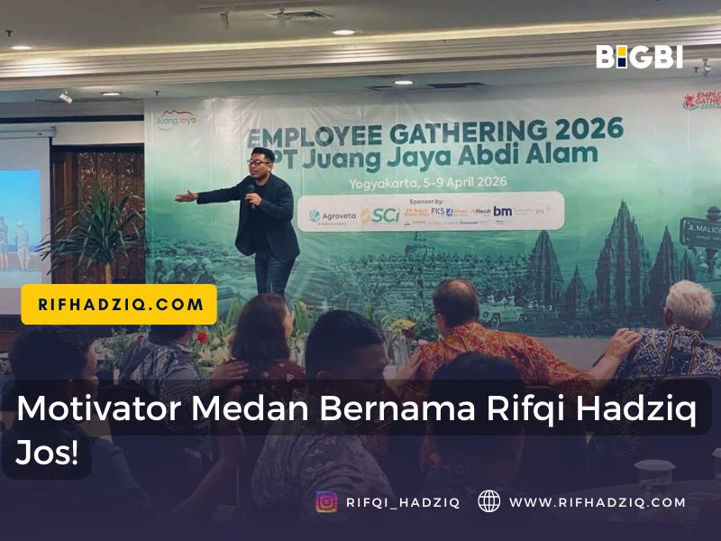 Motivator Medan Bernama Rifqi Hadziq Jos!